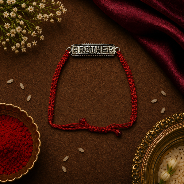 Raksha By Silver Ocean | Brother Designer Rakhi