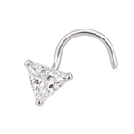 Load image into Gallery viewer, Triangular CZ Nose Pin