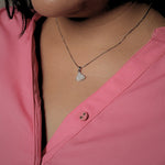 Load image into Gallery viewer, Aurelia Triangle Sparkle 925 Silver Pendant Necklace