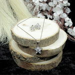 Load image into Gallery viewer, Eternal Blossom Silver Necklace Set
