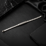Load image into Gallery viewer, 925 Sterling Silver Imperial Bar Bracelet for Men
