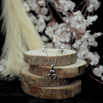 Load image into Gallery viewer, 925 Sterling Silver Triple Heart Pendant Necklace Set