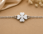 Load image into Gallery viewer, 925 Sterling Silver Lucky Clover Chain Bracelet for Women