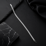 Load image into Gallery viewer, 925 Sterling Silver Herringbone Bracelet for Men