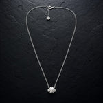 Load image into Gallery viewer, 925 Sterling Silver Floral Mother of Pearl Pendant Necklace