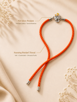 Load image into Gallery viewer, Raksha By Silver Ocean | Divine Ganesha Silver Rakhi