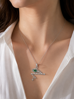 Load image into Gallery viewer, Elegant Krishna Flute & Morpankh Pendant ✨