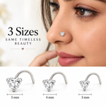 Load image into Gallery viewer, Heart-Shaped Nose Pin
