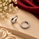 Load image into Gallery viewer, Roman Numeral Hoop Earrings