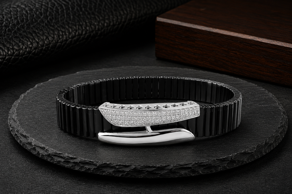 925 Sterling Silver Elite Flex Bracelet for Men