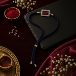 Load image into Gallery viewer, Raksha By Silver Ocean | Bhai Silver Rakhi