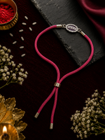 Load image into Gallery viewer, Raksha By Silver Ocean | Veera Silver Rakhi