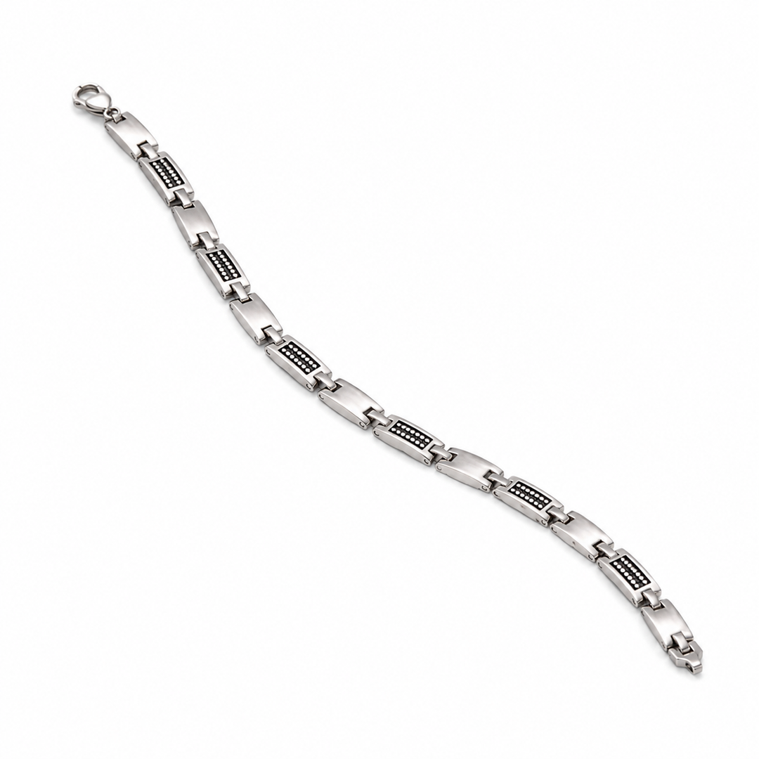 925 Sterling Silver Oxidised Turkey Finish Bracelet for Men