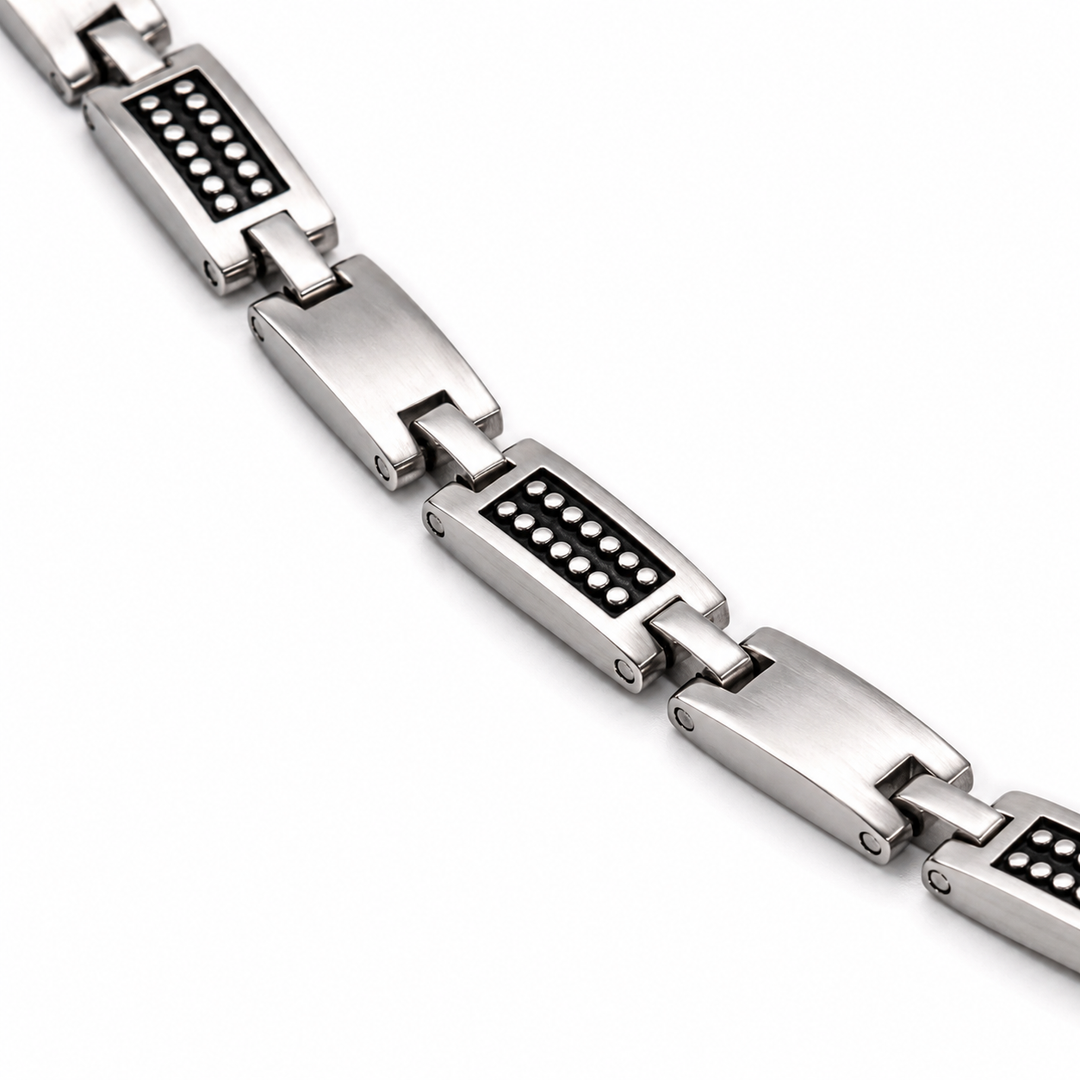 925 Sterling Silver Oxidised Turkey Finish Bracelet for Men