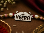 Load image into Gallery viewer, Raksha By Silver Ocean | Designer Veera Rakhi