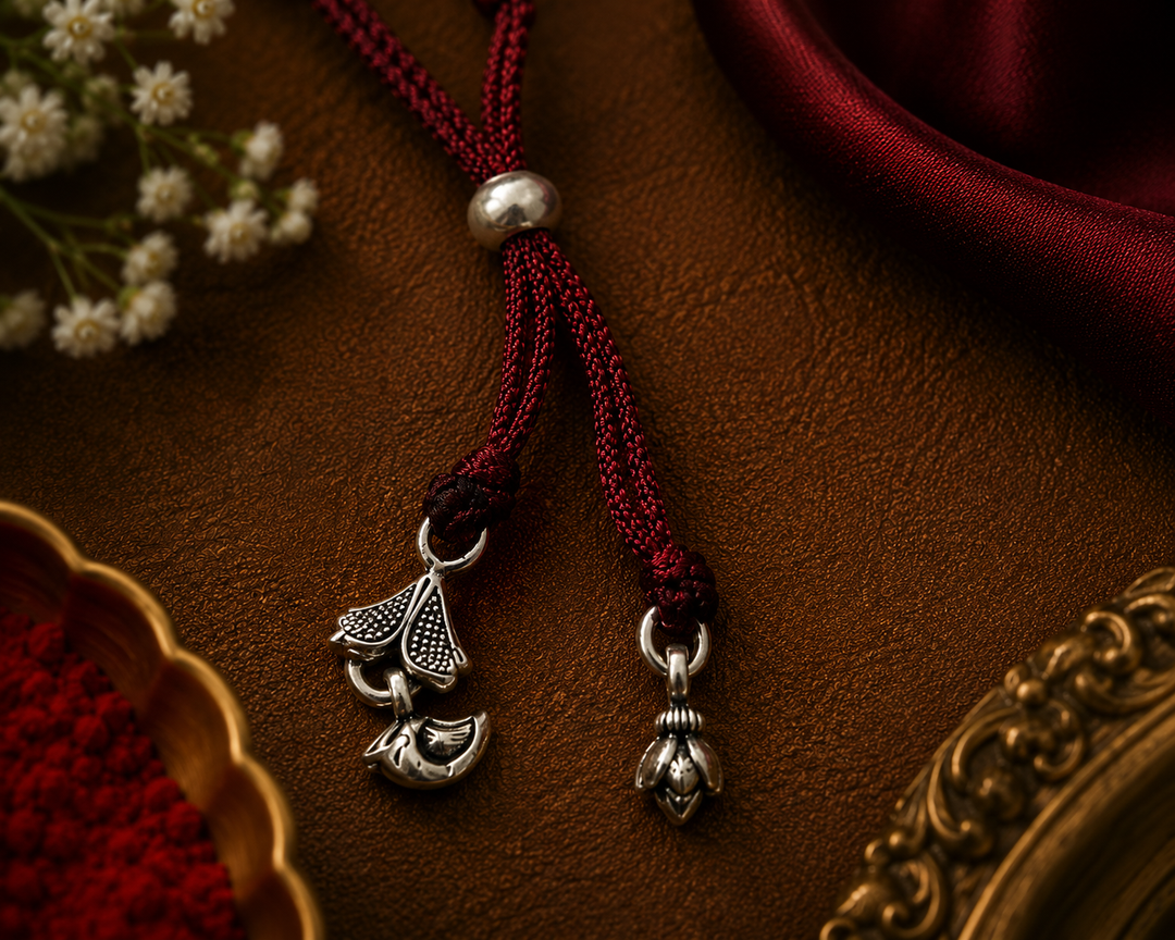 Raksha By Silver Ocean | Shiv Couple Rakhi Set