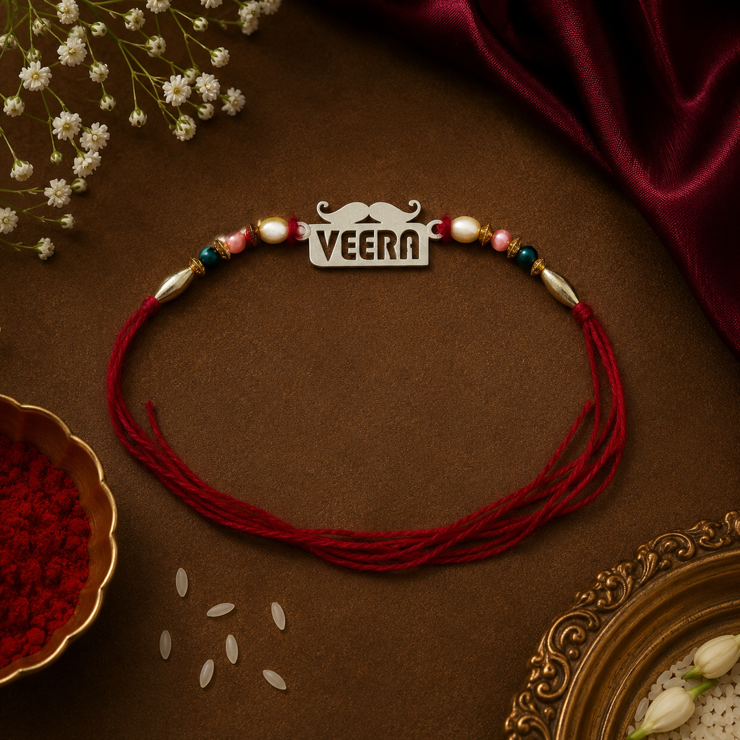 Raksha By Silver Ocean | Designer Veera Rakhi