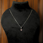 Load image into Gallery viewer, Rosé Heart Sterling Silver Pendant Chain