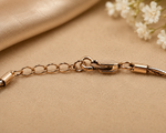 Load image into Gallery viewer, 925 Sterling Silver Twisted Two-Tone Bracelet for Women | Rose Gold Finish