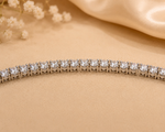Load image into Gallery viewer, 925 Sterling Silver Classic Tennis Bracelet for Women | Rhodium Finish