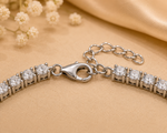 Load image into Gallery viewer, 925 Sterling Silver Classic Tennis Bracelet for Women | Rhodium Finish