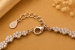 Load image into Gallery viewer, 925 Sterling Silver Rose Gold CZ Tennis Bracelet for Women