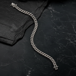 Load image into Gallery viewer, 925 Sterling Silver Iced Cuban Link Bracelet for Men