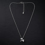 Load image into Gallery viewer, 925 Sterling Silver Heart Floral Pendant Necklace