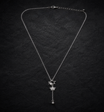 Load image into Gallery viewer, 925 Sterling Silver Double Star Pendant Necklace