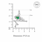 Load image into Gallery viewer, Elegant Krishna Flute &amp; Morpankh Pendant ✨