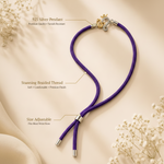 Load image into Gallery viewer, Raksha By Silver Ocean | Divine Om Silver Rakhi