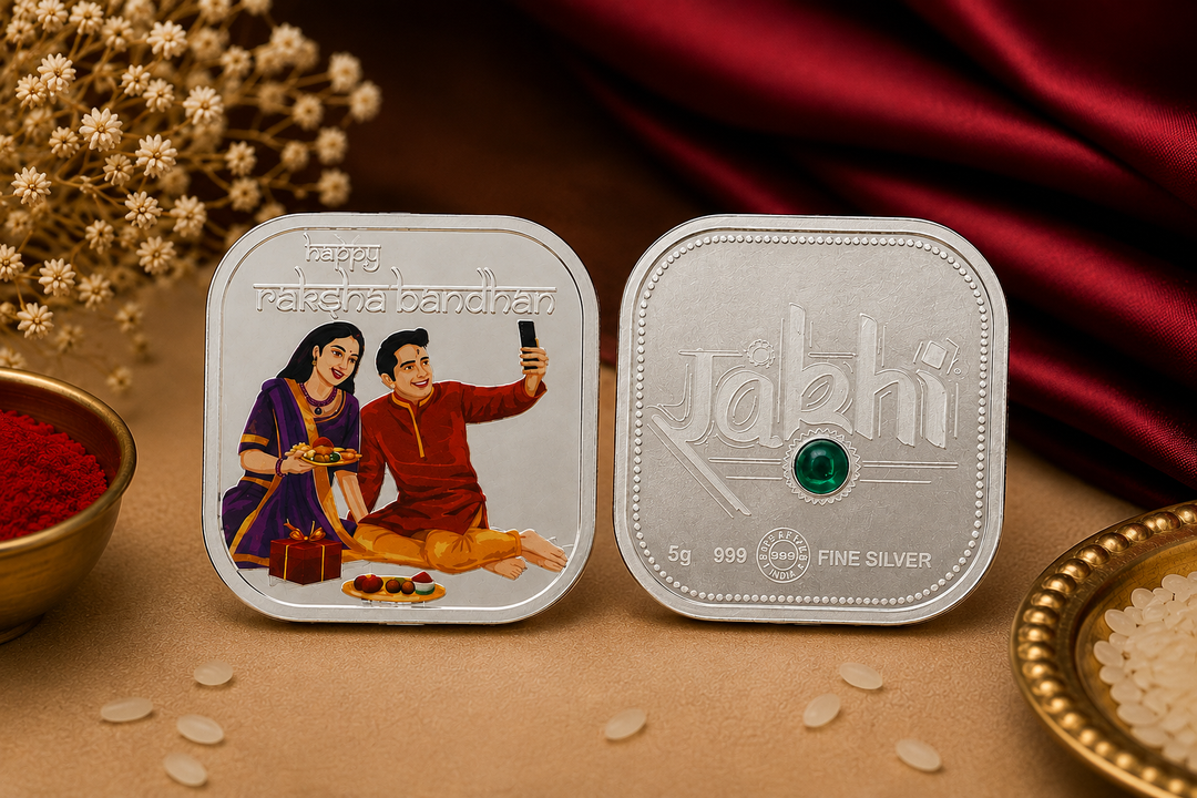 5 Gram 999 Fine Silver Raksha Bandhan Special Coin
