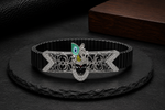 Load image into Gallery viewer, 925 Sterling Silver Shrinathji Flex Bracelet for Men