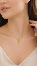 Load and play video in Gallery viewer, Dreamcatcher Feather 925 Silver Pendant with Chain