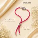 Load image into Gallery viewer, Raksha By Silver Ocean | Bro Silver Rakhi