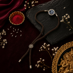Load image into Gallery viewer, Raksha By Silver Ocean | Divine Om Silver Rakhi
