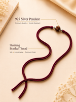 Load image into Gallery viewer, Raksha By Silver Ocean | Divine Rudraksha Silver Rakhi