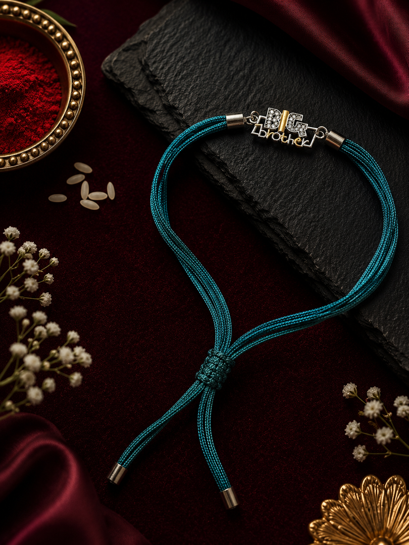 Raksha By Silver Ocean | Big Brother Silver Rakhi