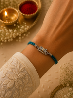 Load image into Gallery viewer, Raksha By Silver Ocean | Big Brother Silver Rakhi