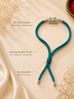 Load image into Gallery viewer, Raksha By Silver Ocean | Big Brother Silver Rakhi