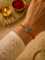Load image into Gallery viewer, Raksha By Silver Ocean | Divine Mahadev Silver Rakhi