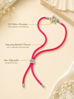 Load image into Gallery viewer, Raksha By Silver Ocean | Divine Om Ganesha Silver Rakhi