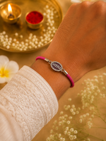 Load image into Gallery viewer, Raksha By Silver Ocean | Veera Silver Rakhi