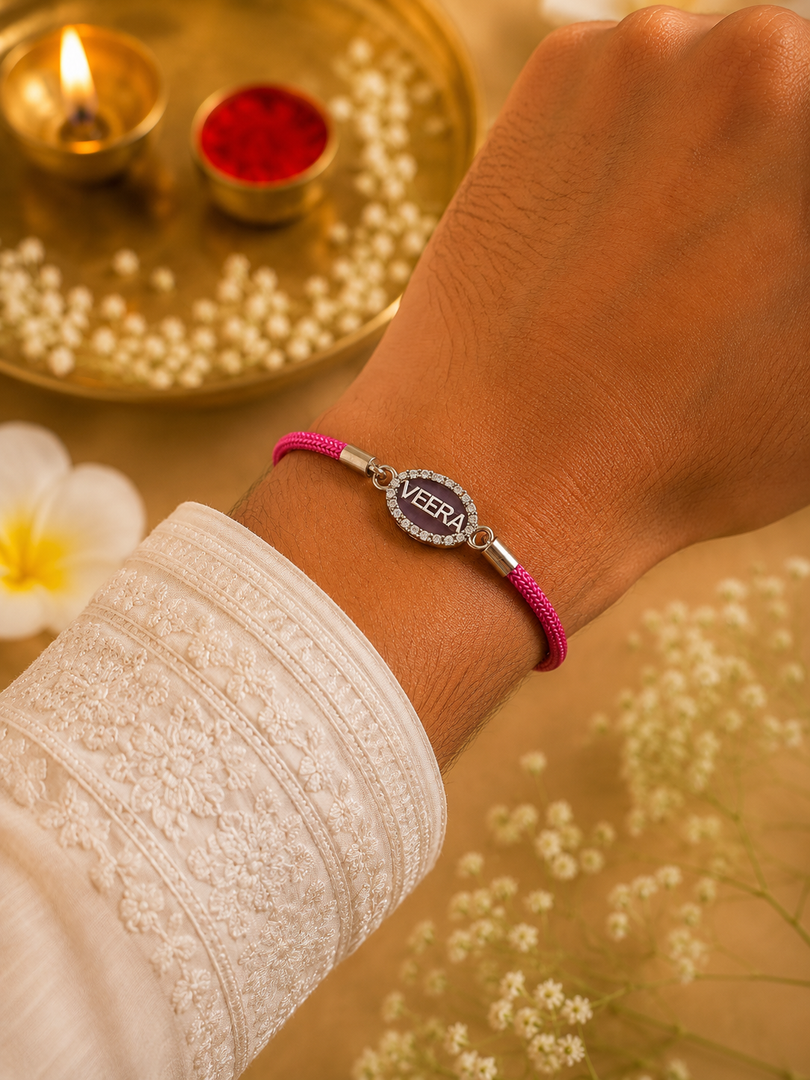 Raksha By Silver Ocean | Veera Silver Rakhi